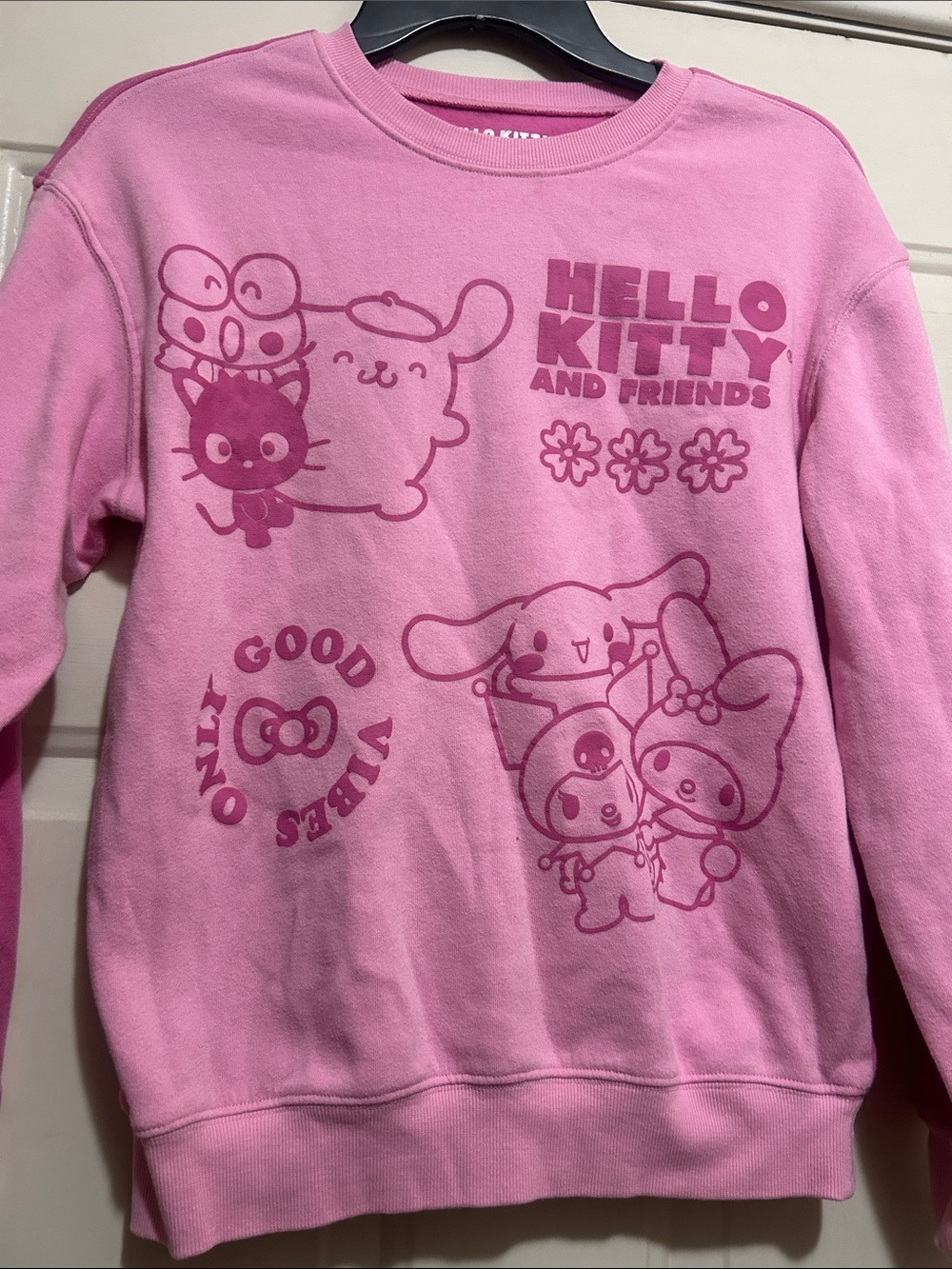 Sanrio Pink Hello Kitty & Friends Hybrid Graphic Sweatshirt